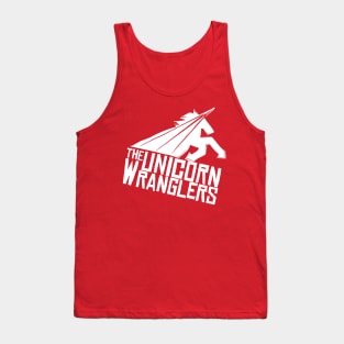 The Unicorn Wranglers Logo (White) Tank Top